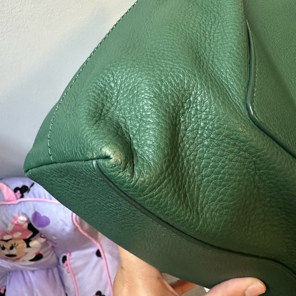 Tory Burch Green Leather Shoulder Bag - Picture 4 of 9